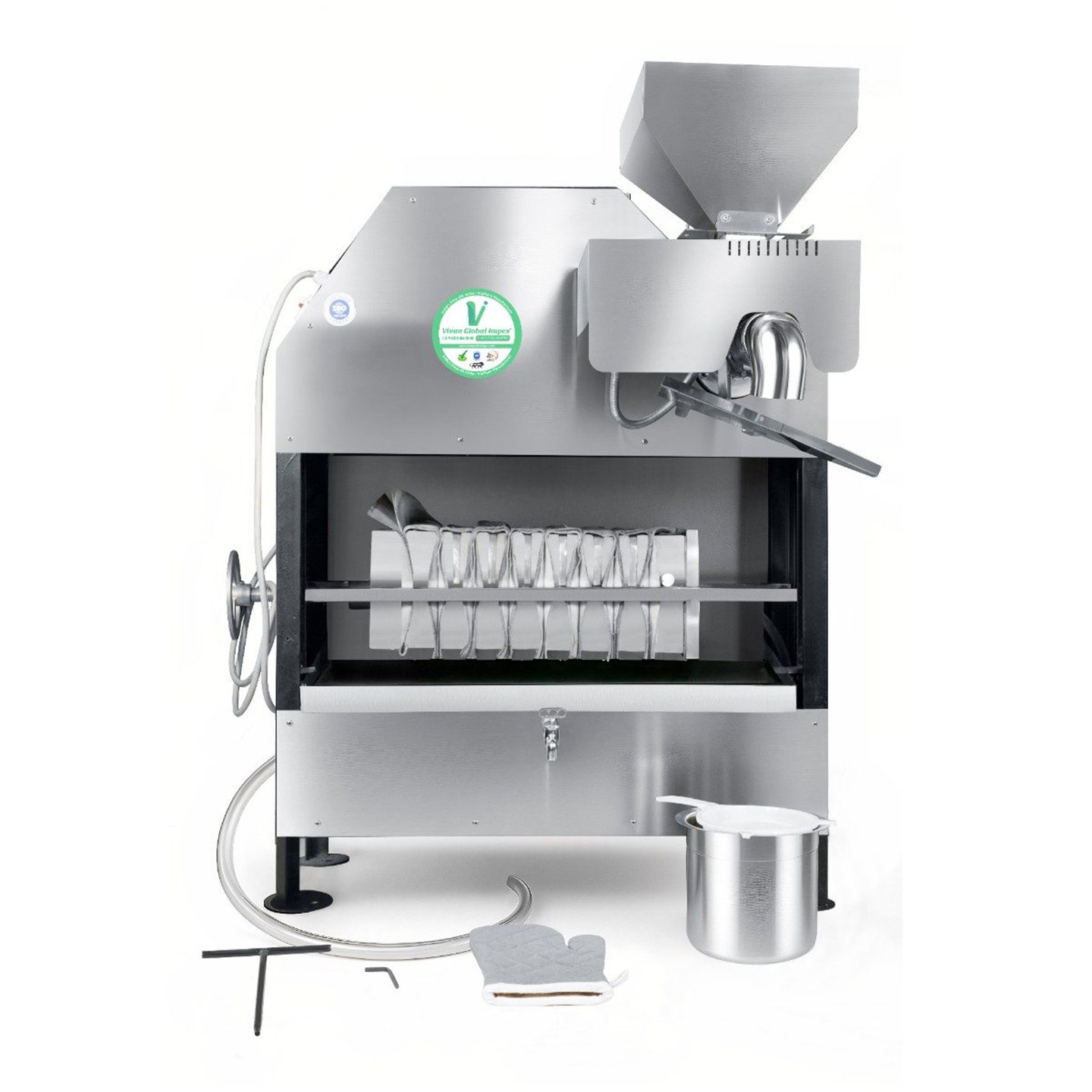4850W Classic Combo Gold Combo oil extraction machine in operation